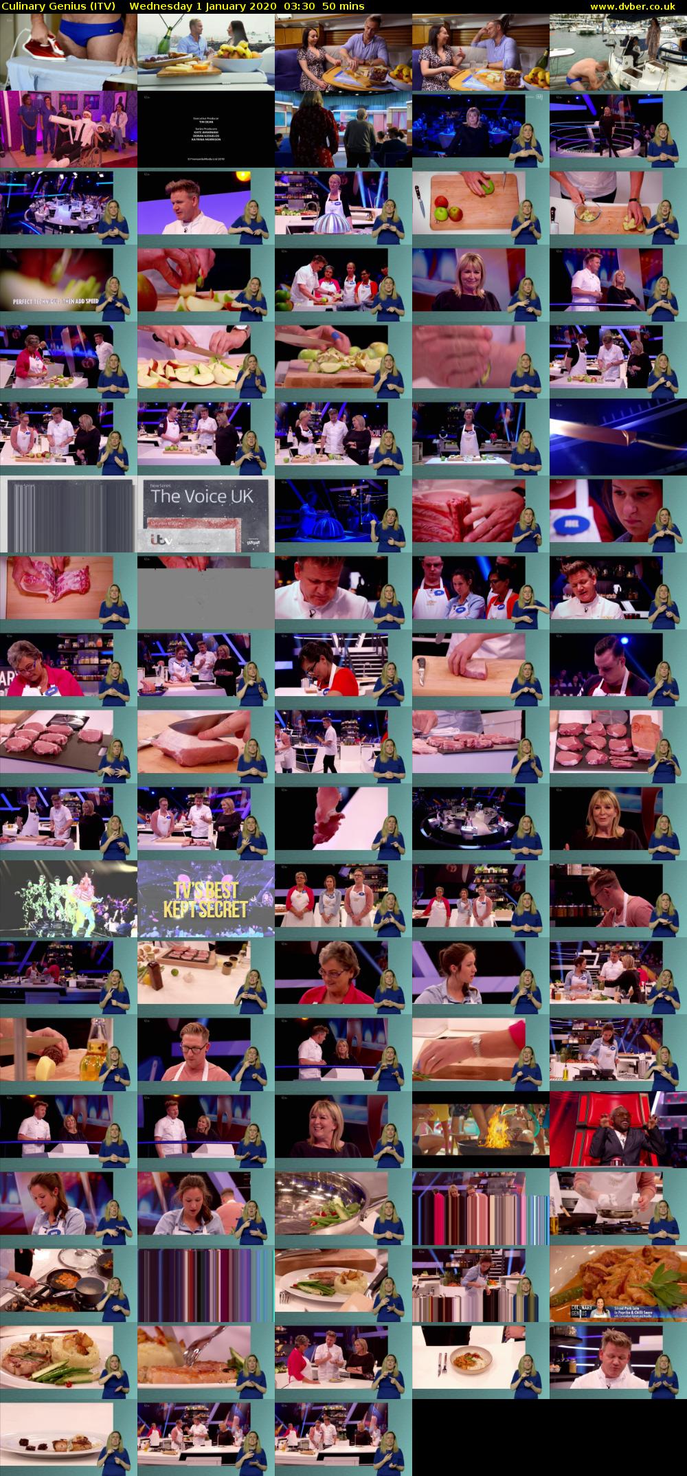 Culinary Genius (ITV) Wednesday 1 January 2020 03:30 - 04:20