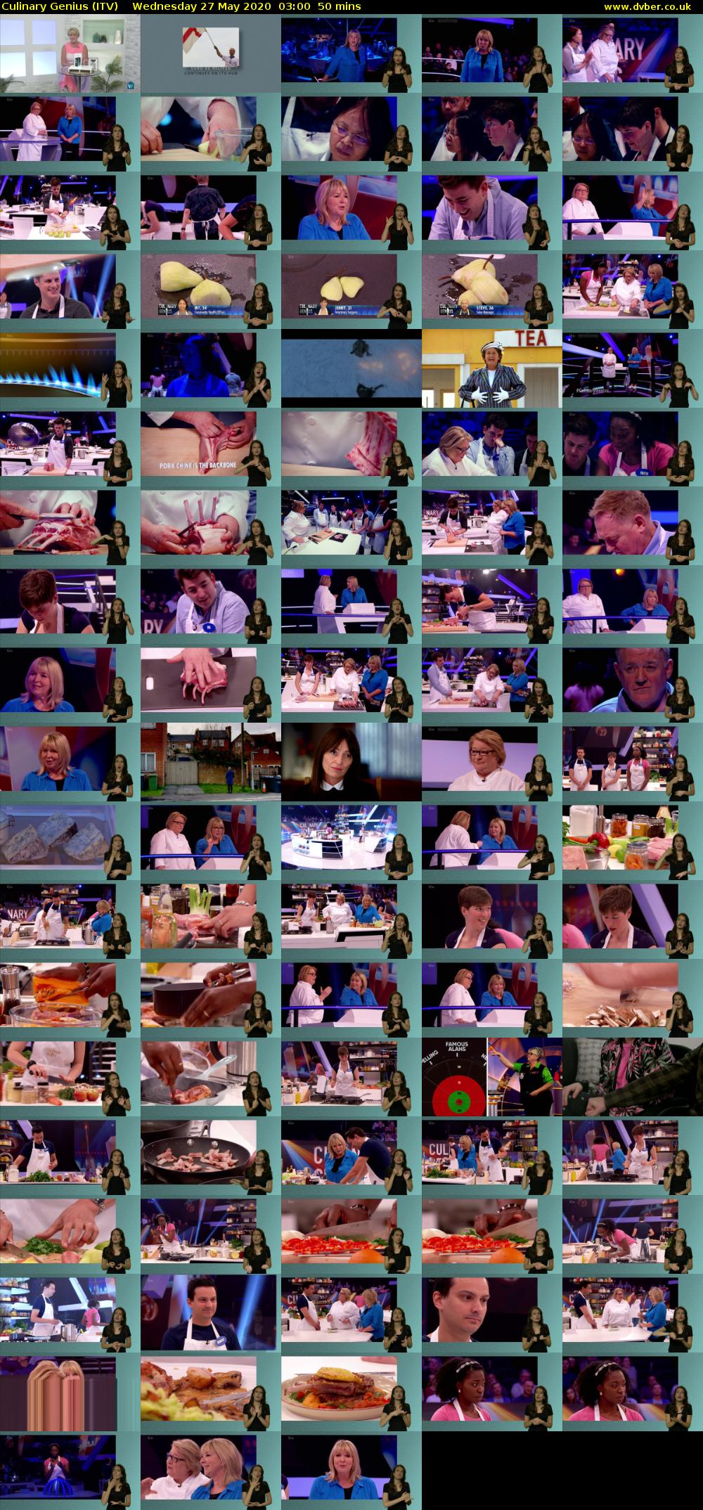 Culinary Genius (ITV) Wednesday 27 May 2020 03:00 - 03:50
