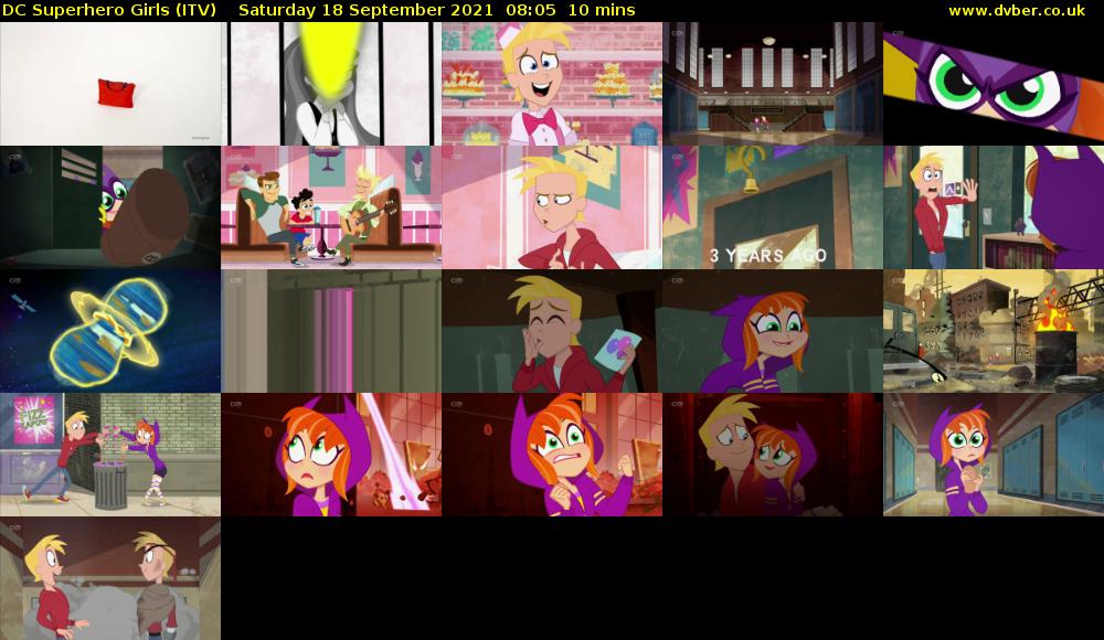 DC Superhero Girls (ITV) Saturday 18 September 2021 08:05 - 08:15