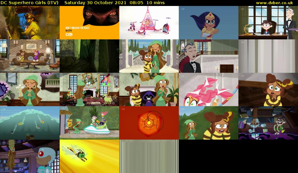 DC Superhero Girls (ITV) Saturday 30 October 2021 08:05 - 08:15