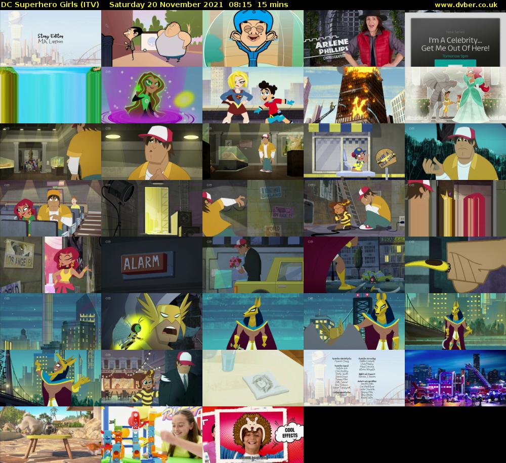 DC Superhero Girls (ITV) Saturday 20 November 2021 08:15 - 08:30
