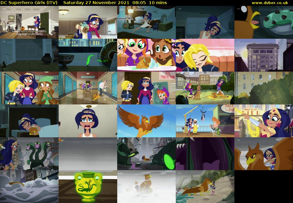 DC Superhero Girls (ITV) Saturday 27 November 2021 08:05 - 08:15