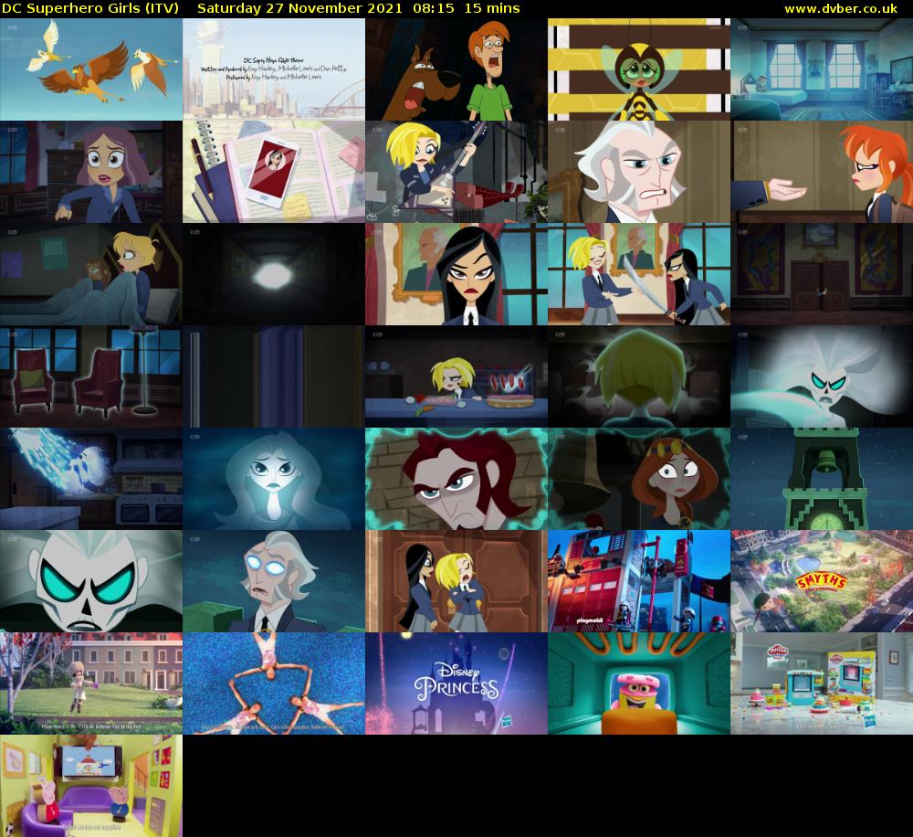 DC Superhero Girls (ITV) Saturday 27 November 2021 08:15 - 08:30