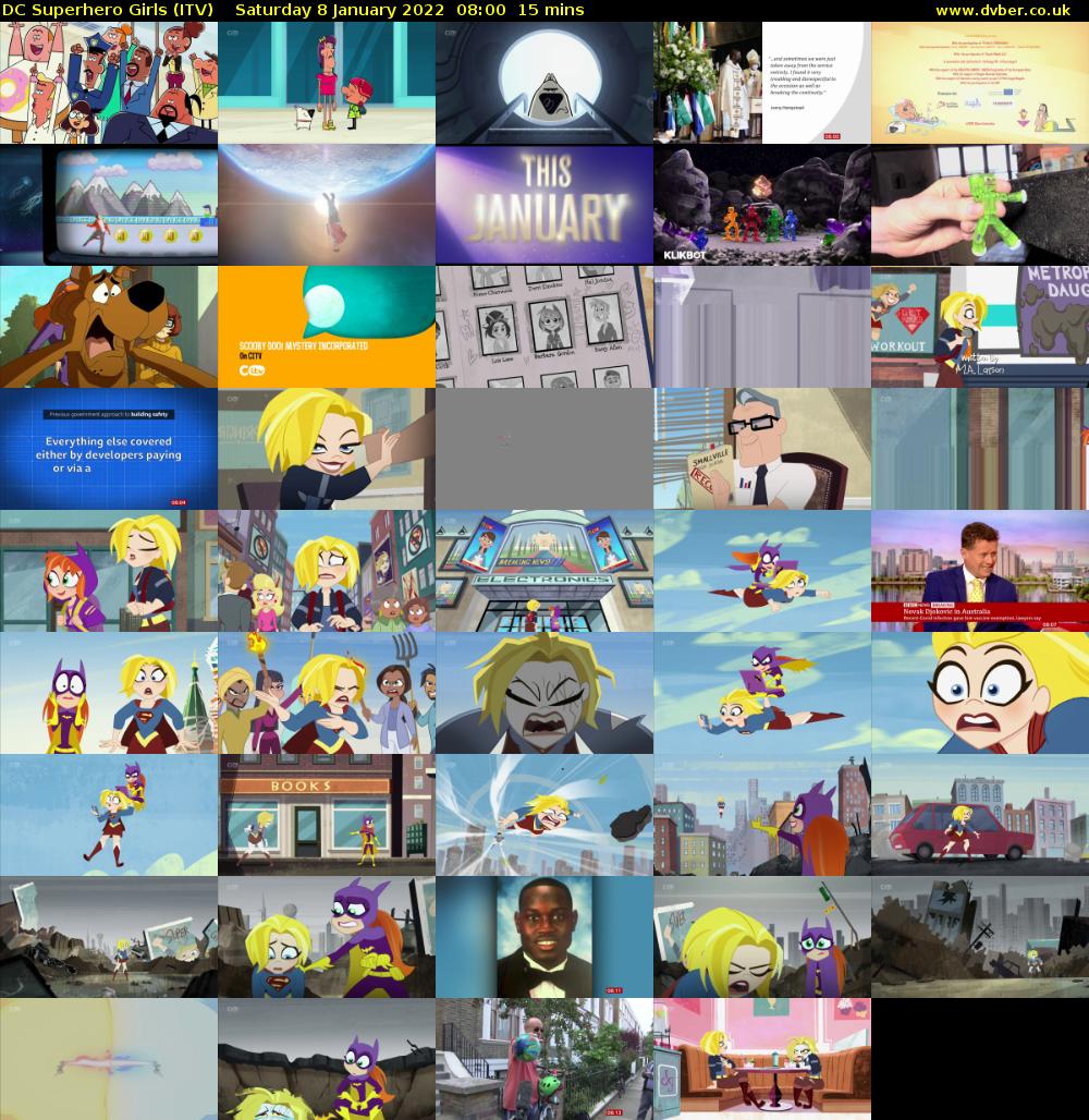 DC Superhero Girls (ITV) Saturday 8 January 2022 08:00 - 08:15