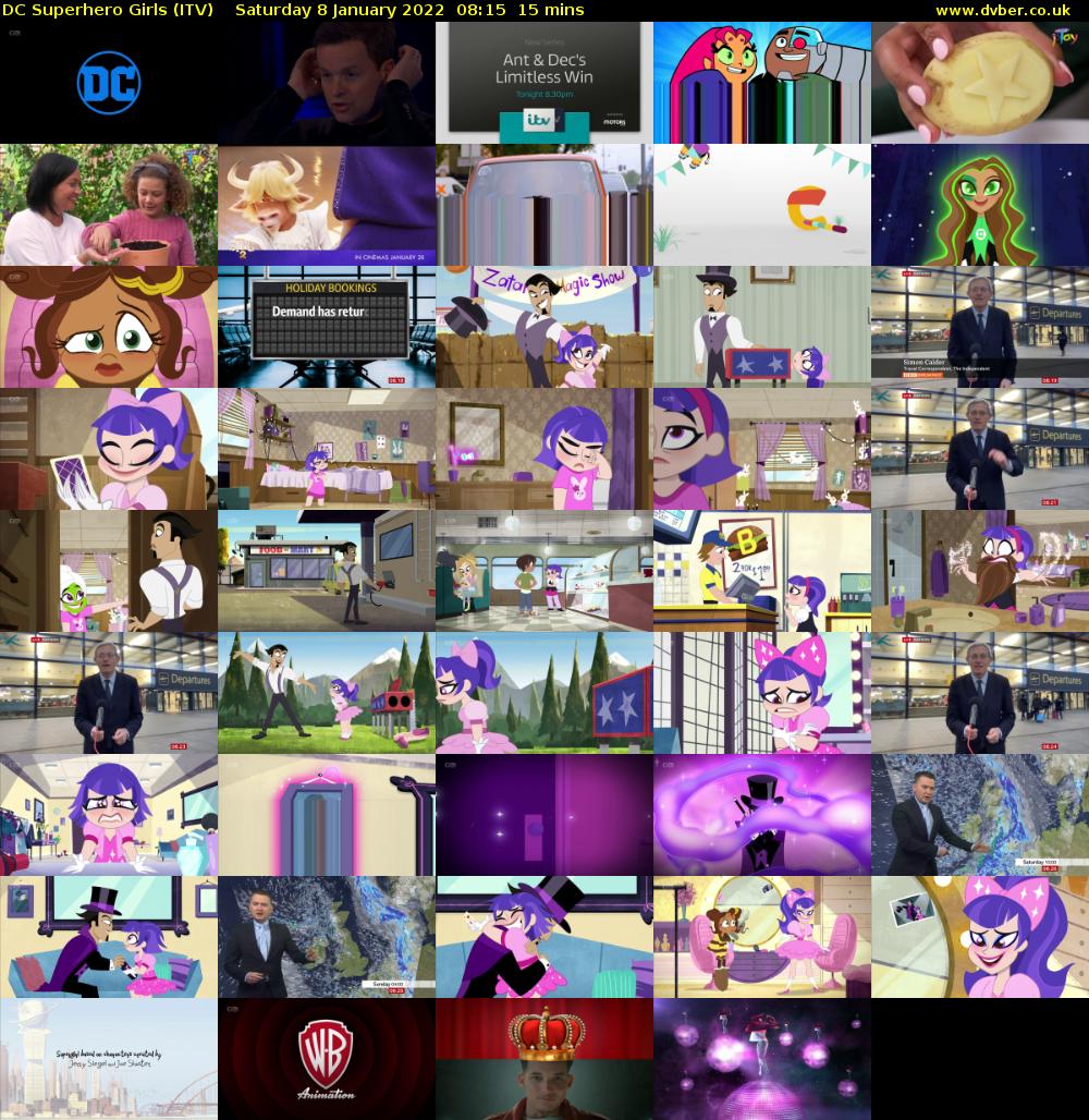 DC Superhero Girls (ITV) Saturday 8 January 2022 08:15 - 08:30