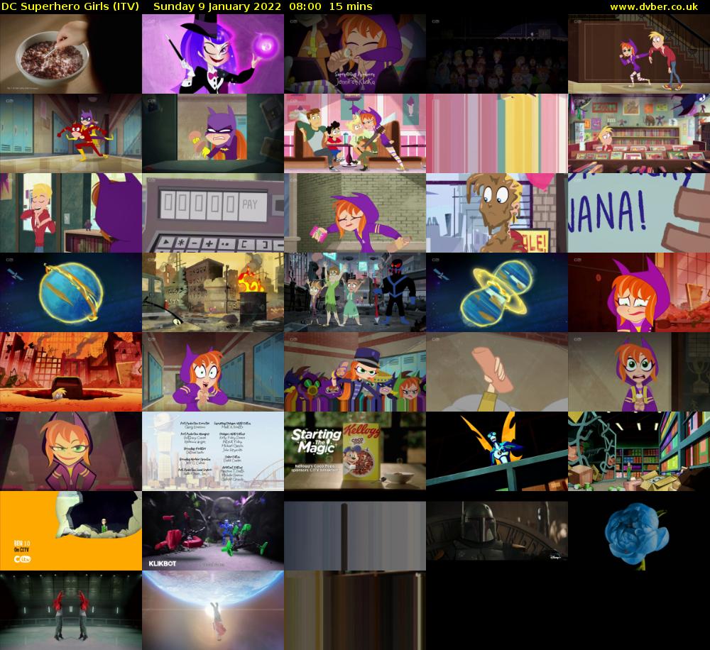 DC Superhero Girls (ITV) Sunday 9 January 2022 08:00 - 08:15