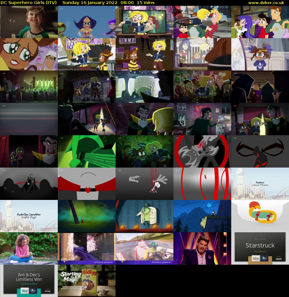 DC Superhero Girls (ITV) Sunday 16 January 2022 08:00 - 08:15