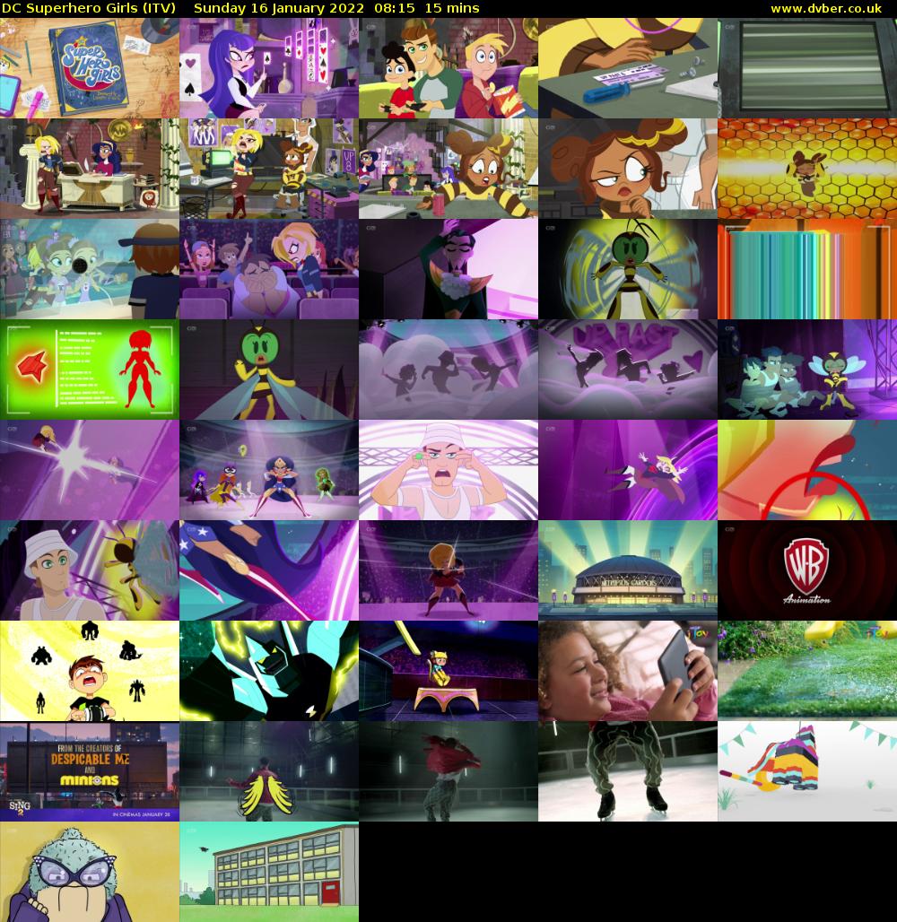 DC Superhero Girls (ITV) Sunday 16 January 2022 08:15 - 08:30