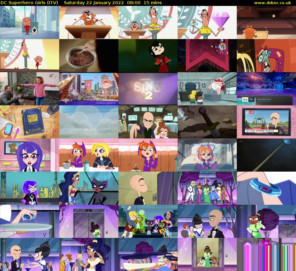 DC Superhero Girls (ITV) Saturday 22 January 2022 08:00 - 08:15