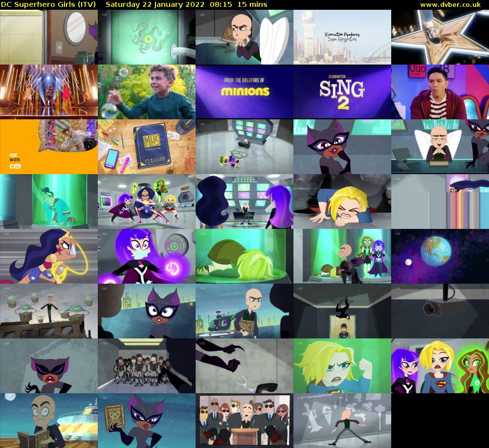 DC Superhero Girls (ITV) Saturday 22 January 2022 08:15 - 08:30