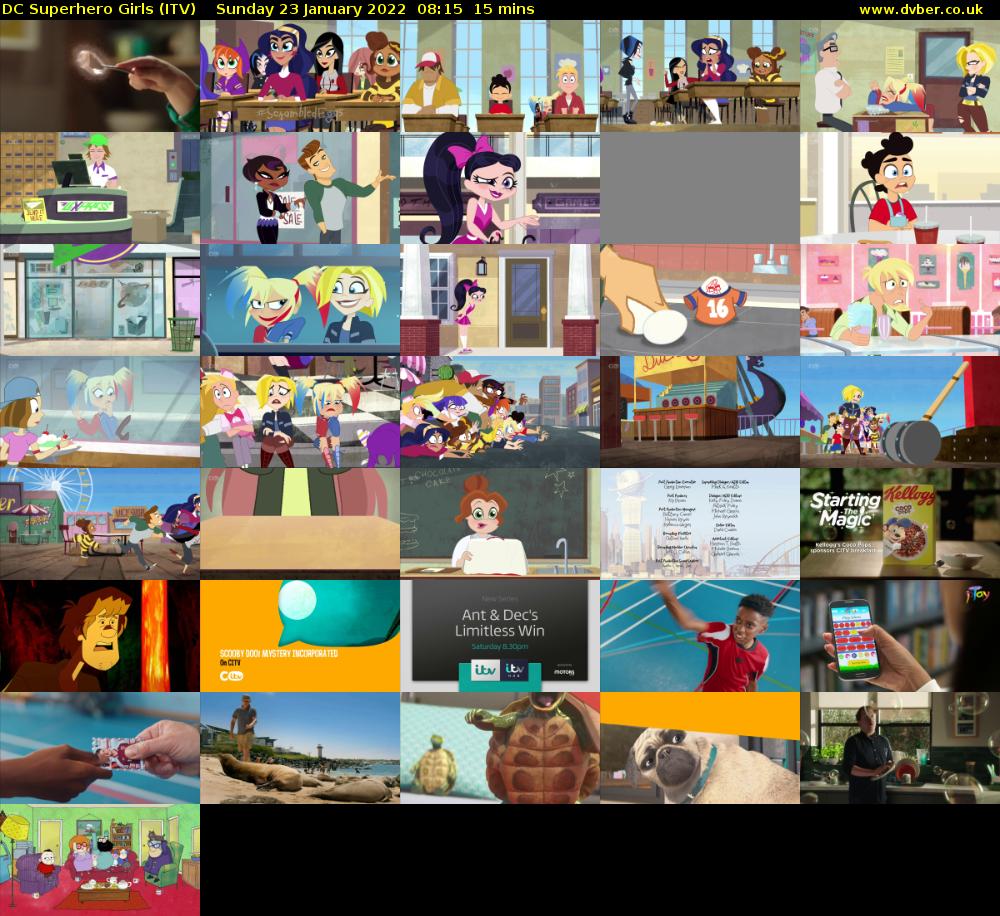 DC Superhero Girls (ITV) Sunday 23 January 2022 08:15 - 08:30