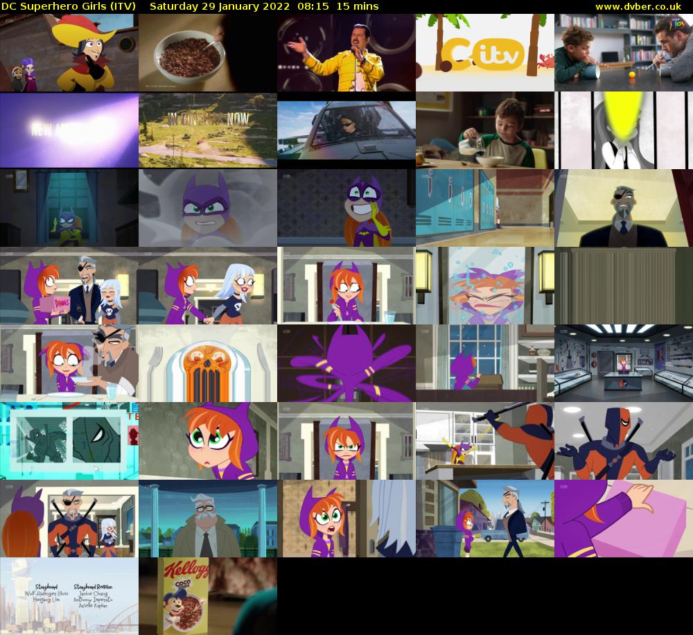 DC Superhero Girls (ITV) Saturday 29 January 2022 08:15 - 08:30
