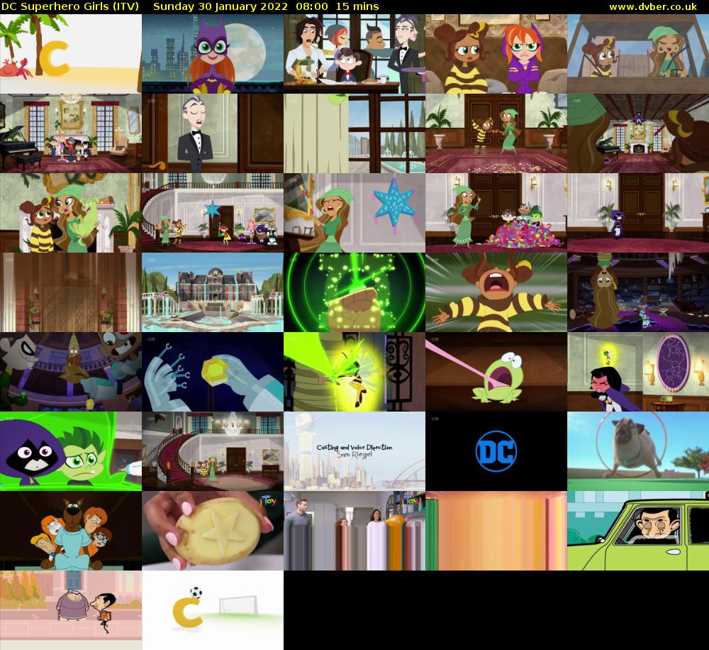 DC Superhero Girls (ITV) Sunday 30 January 2022 08:00 - 08:15