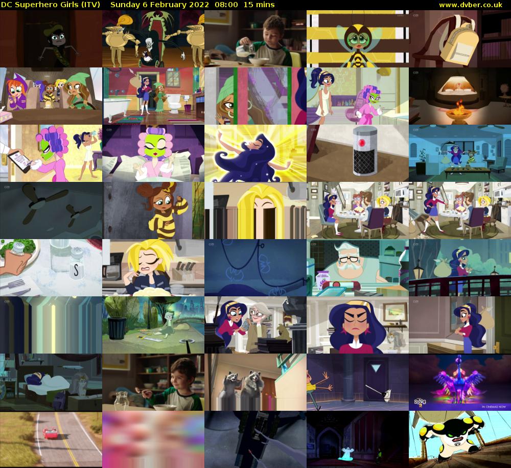 DC Superhero Girls (ITV) Sunday 6 February 2022 08:00 - 08:15