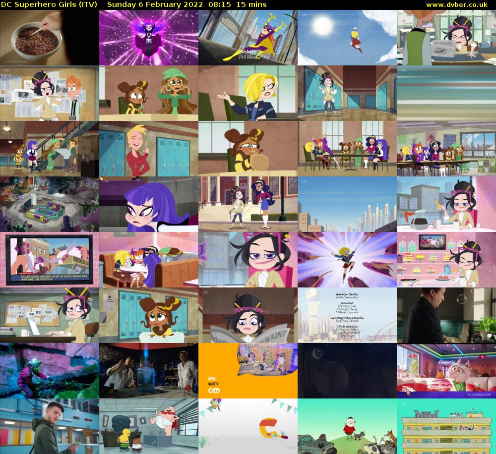 DC Superhero Girls (ITV) Sunday 6 February 2022 08:15 - 08:30