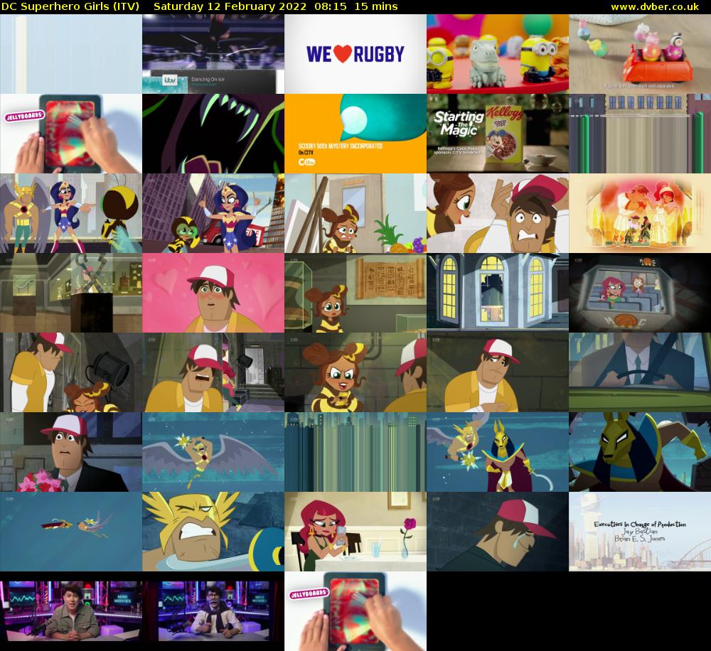 DC Superhero Girls (ITV) Saturday 12 February 2022 08:15 - 08:30