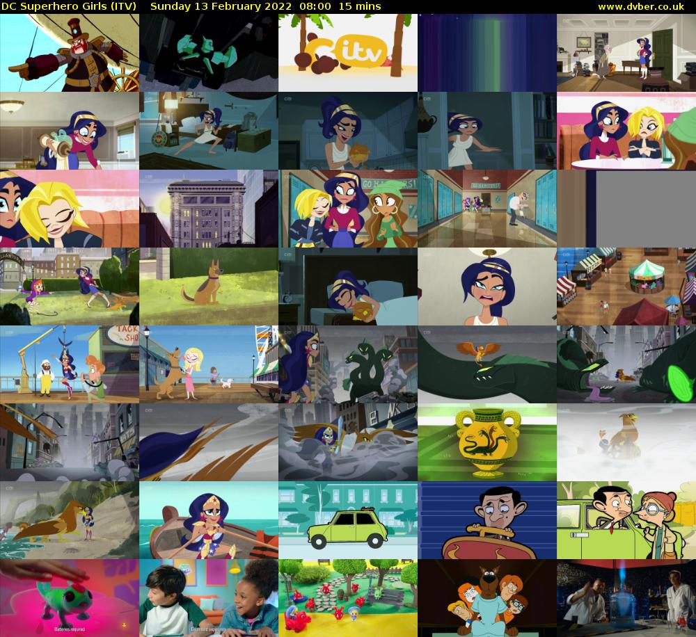 DC Superhero Girls (ITV) Sunday 13 February 2022 08:00 - 08:15