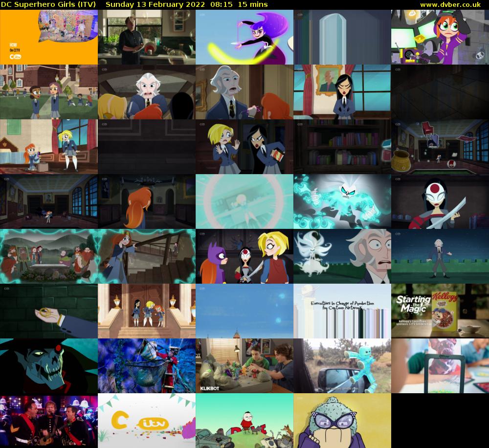 DC Superhero Girls (ITV) Sunday 13 February 2022 08:15 - 08:30