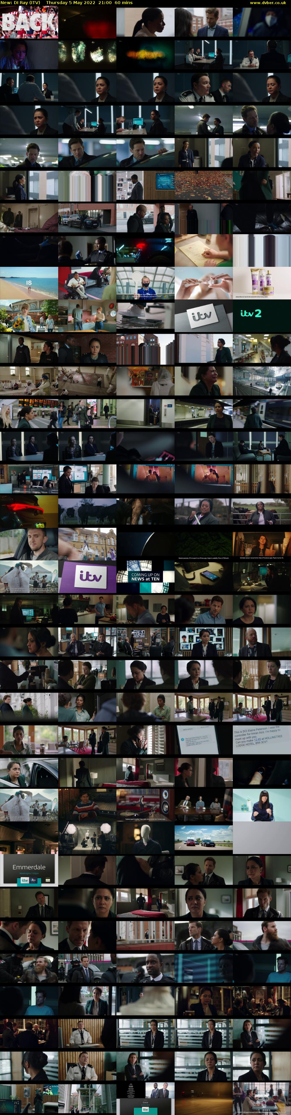 DI Ray (ITV) Thursday 5 May 2022 21:00 - 22:00