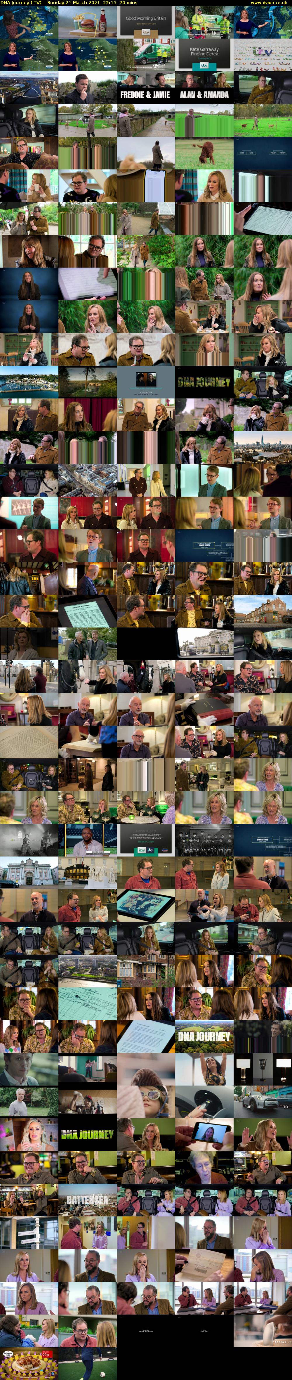 DNA Journey (ITV) Sunday 21 March 2021 22:15 - 23:25