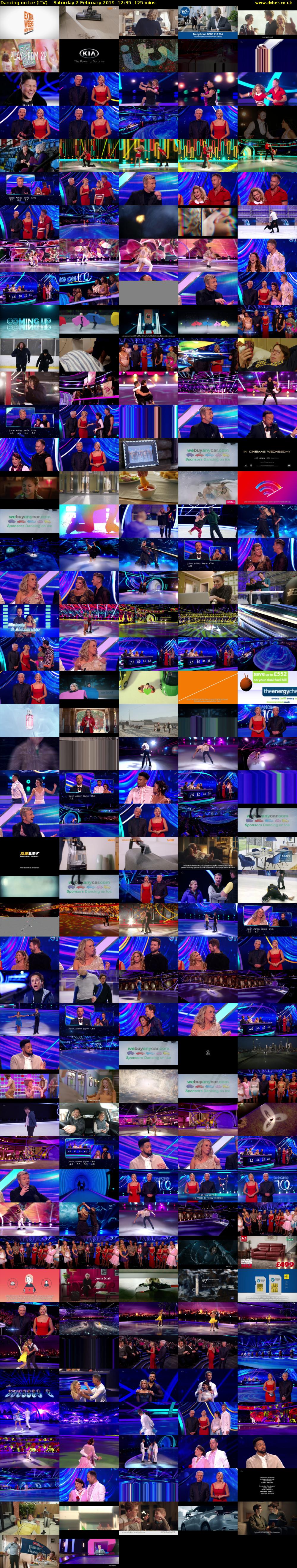 Dancing on Ice (ITV) Saturday 2 February 2019 12:35 - 14:40