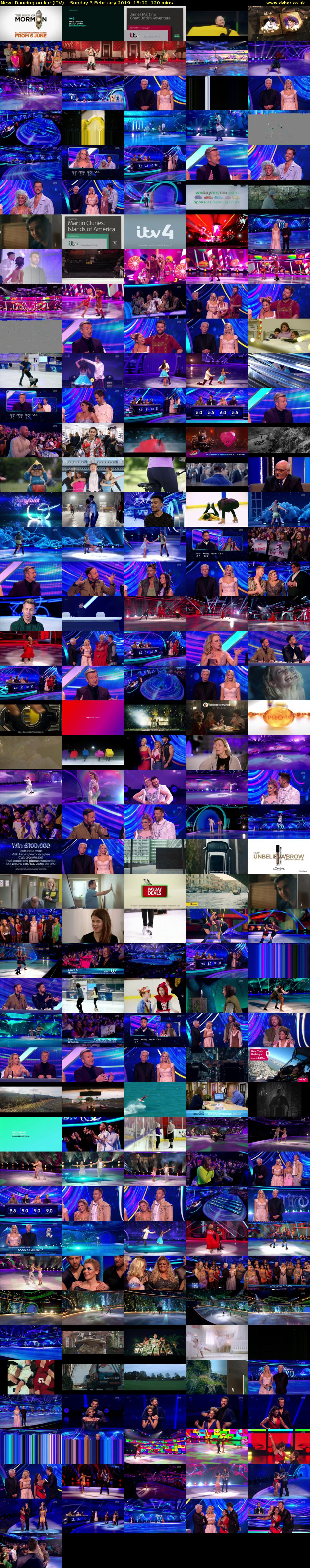 Dancing on Ice (ITV) Sunday 3 February 2019 18:00 - 20:00