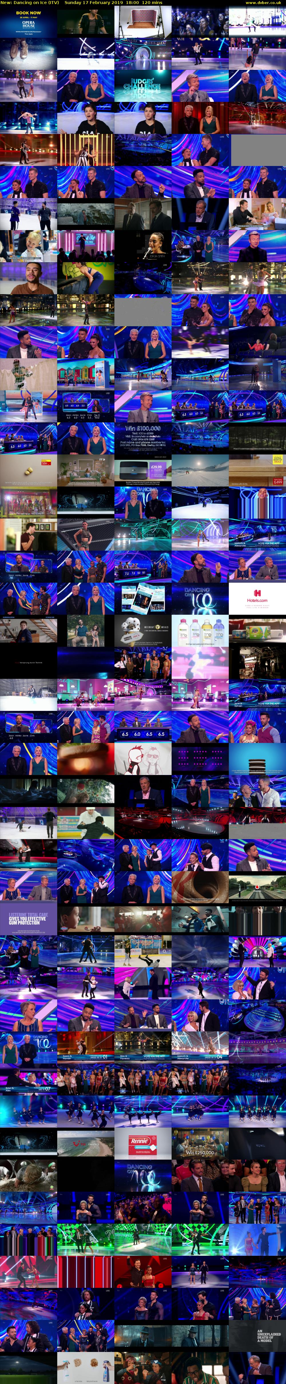 Dancing on Ice (ITV) Sunday 17 February 2019 18:00 - 20:00
