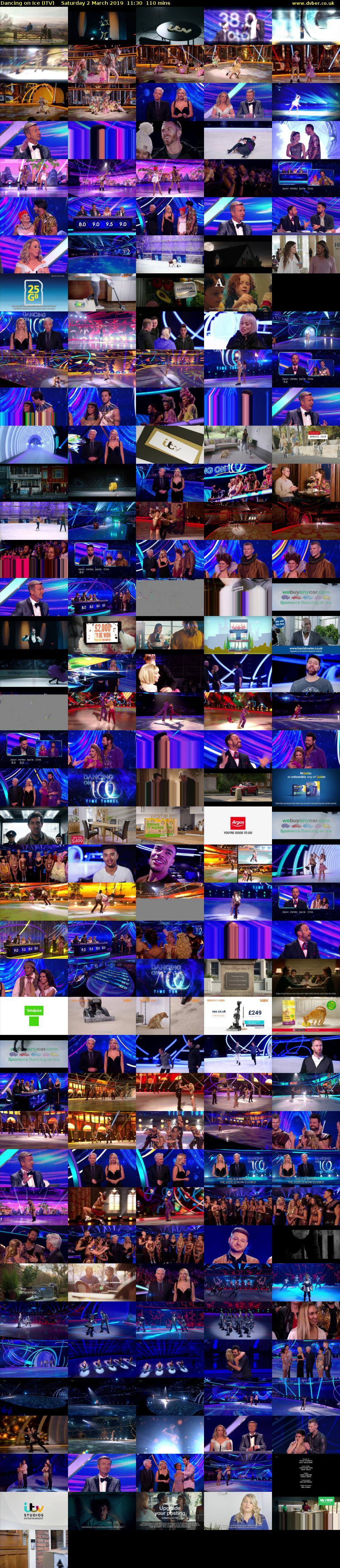 Dancing on Ice (ITV) Saturday 2 March 2019 11:30 - 13:20