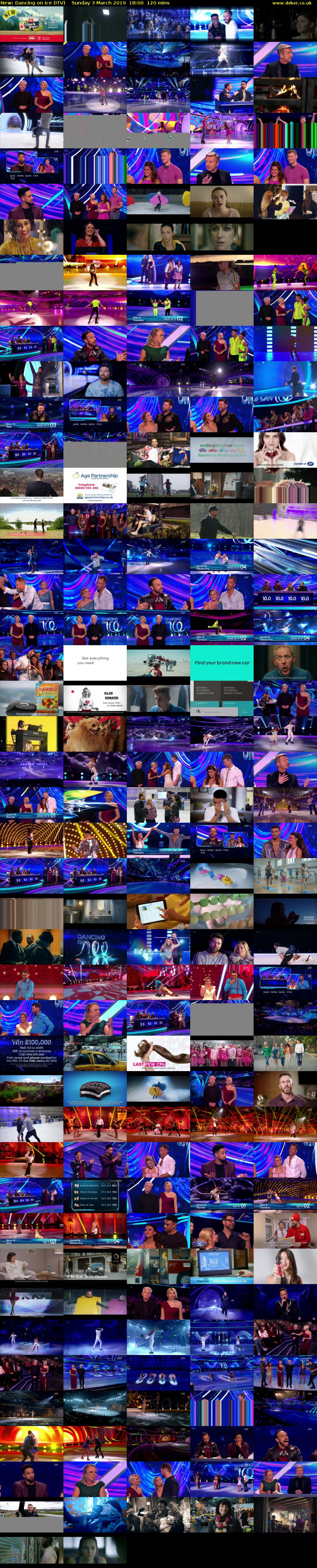 Dancing on Ice (ITV) Sunday 3 March 2019 18:00 - 20:00