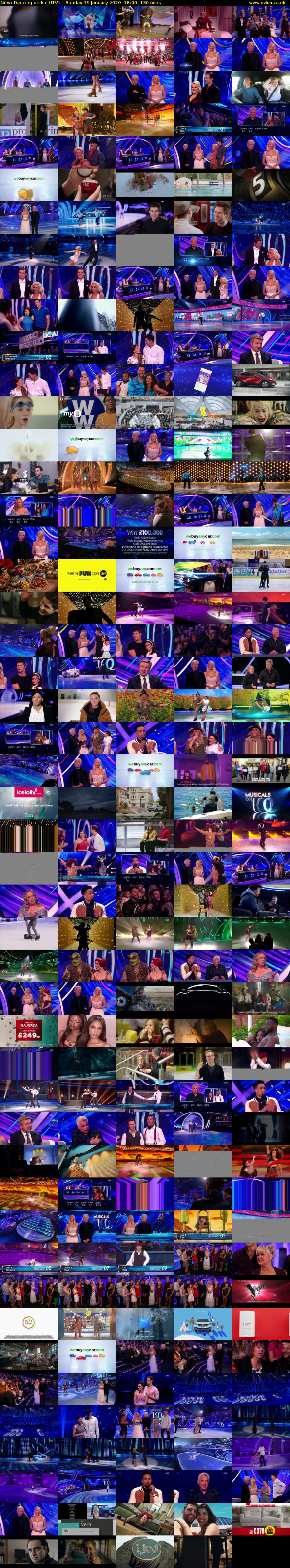Dancing on Ice (ITV) Sunday 19 January 2020 18:00 - 20:10