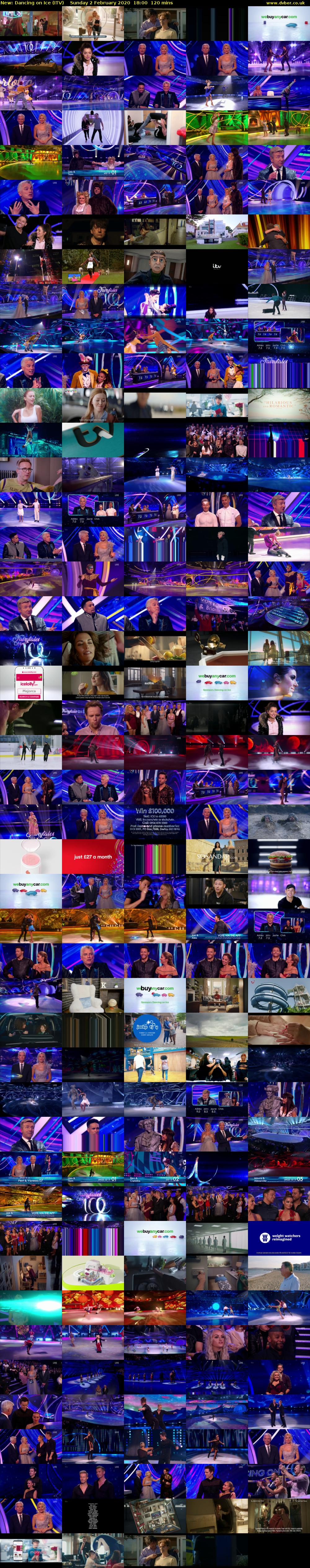 Dancing on Ice (ITV) Sunday 2 February 2020 18:00 - 20:00
