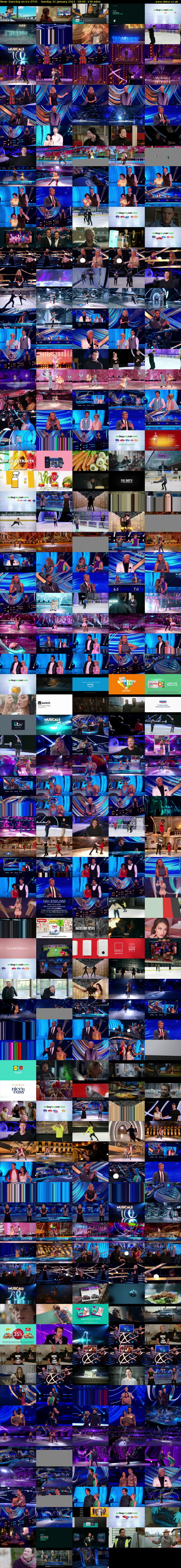 Dancing on Ice (ITV) Sunday 31 January 2021 18:00 - 20:10