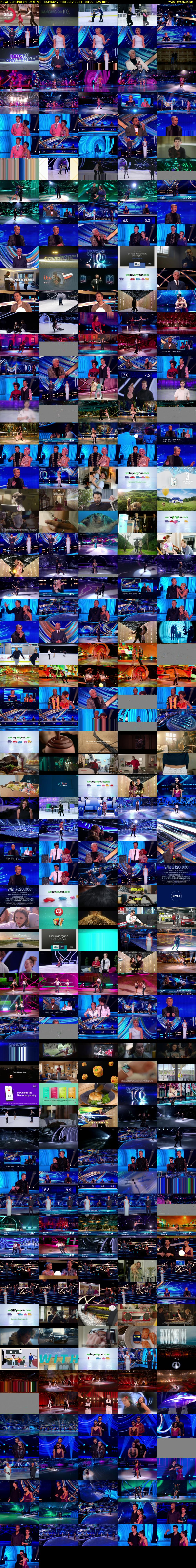 Dancing on Ice (ITV) Sunday 7 February 2021 18:00 - 20:00