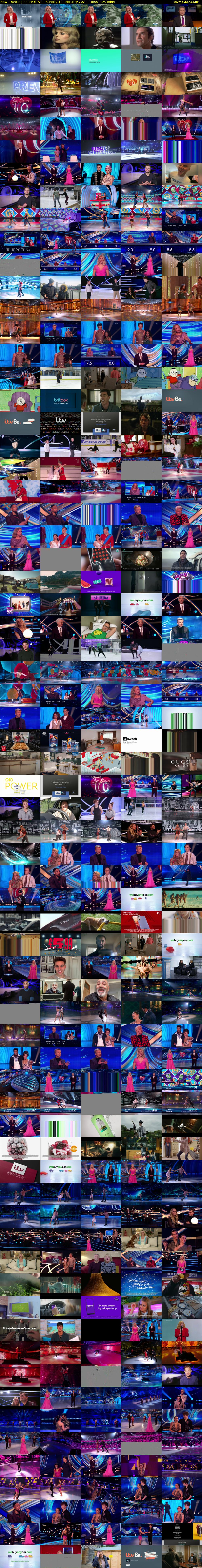 Dancing on Ice (ITV) Sunday 14 February 2021 18:00 - 20:00