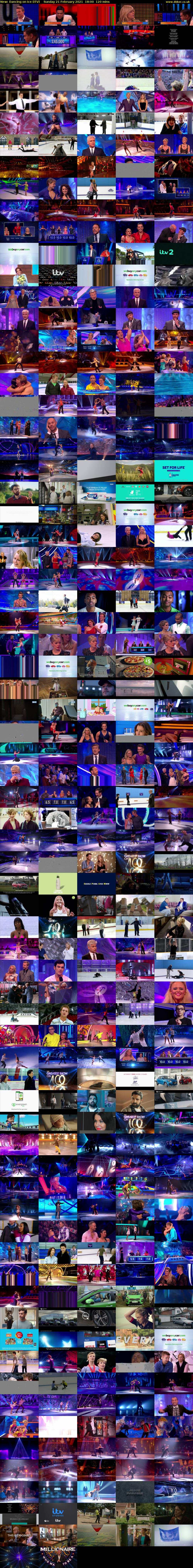 Dancing on Ice (ITV) Sunday 21 February 2021 18:00 - 20:00