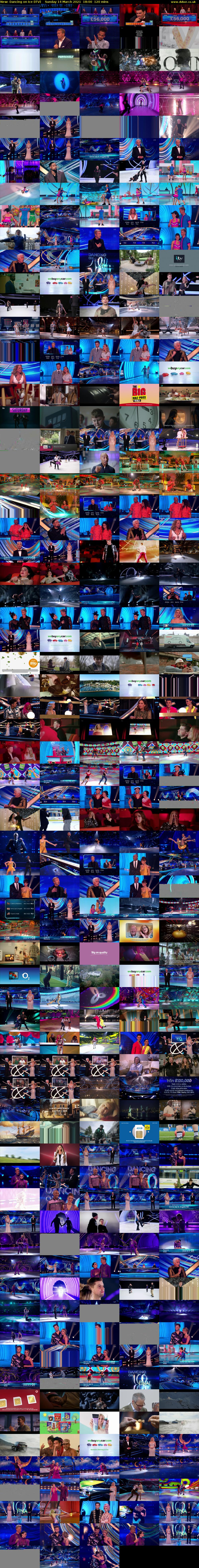 Dancing on Ice (ITV) Sunday 14 March 2021 18:00 - 20:00