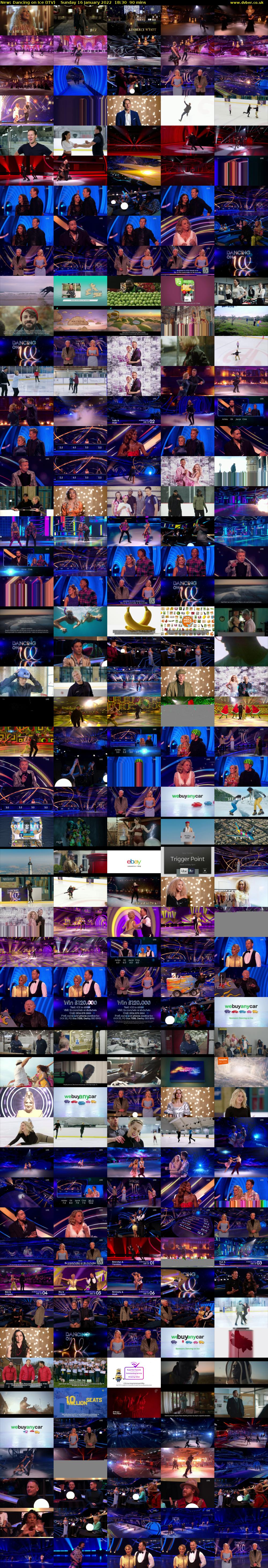 Dancing on Ice (ITV) Sunday 16 January 2022 18:30 - 20:00