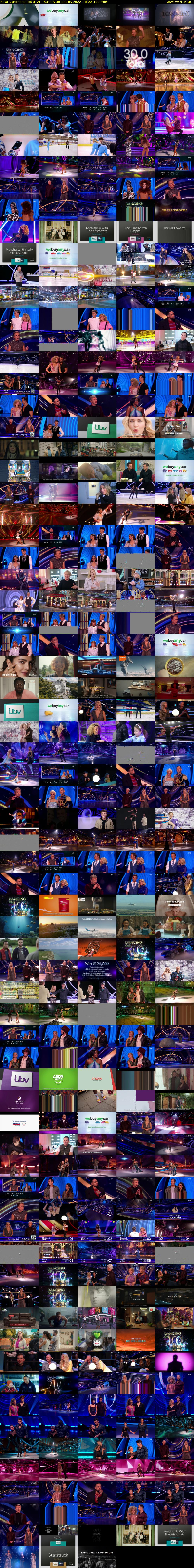 Dancing on Ice (ITV) Sunday 30 January 2022 18:00 - 20:00