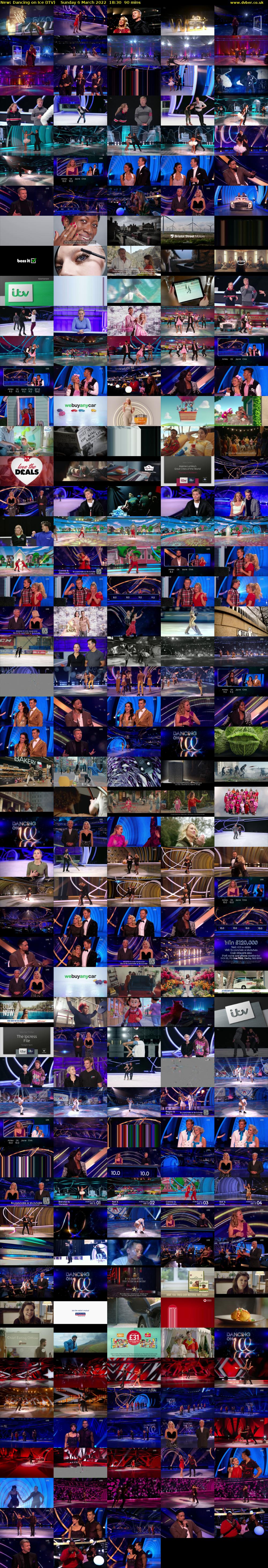 Dancing on Ice (ITV) Sunday 6 March 2022 18:30 - 20:00