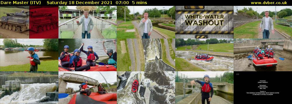 Dare Master (ITV) Saturday 18 December 2021 07:00 - 07:05