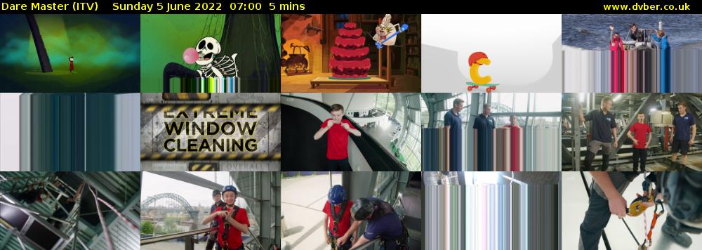 Dare Master (ITV) Sunday 5 June 2022 07:00 - 07:05