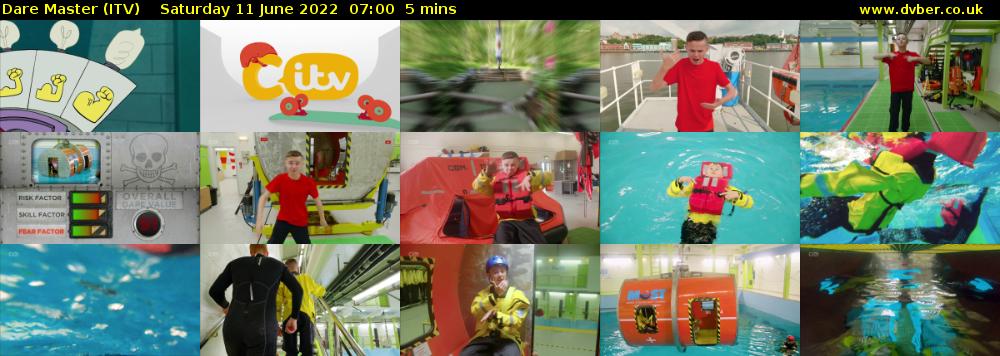 Dare Master (ITV) Saturday 11 June 2022 07:00 - 07:05