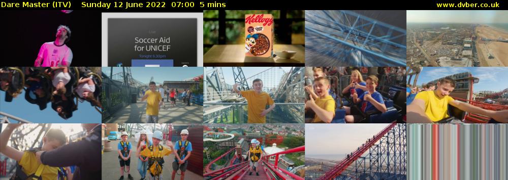 Dare Master (ITV) Sunday 12 June 2022 07:00 - 07:05