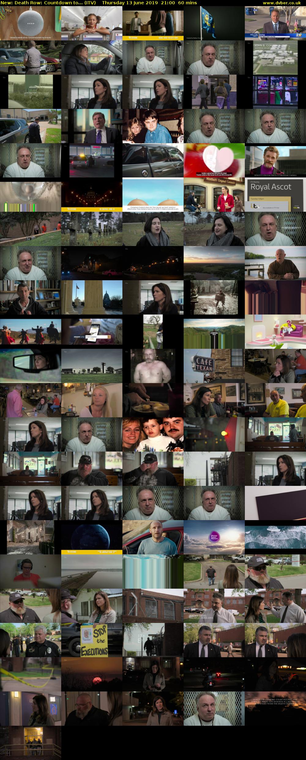 Death Row: Countdown to... (ITV) Thursday 13 June 2019 21:00 - 22:00