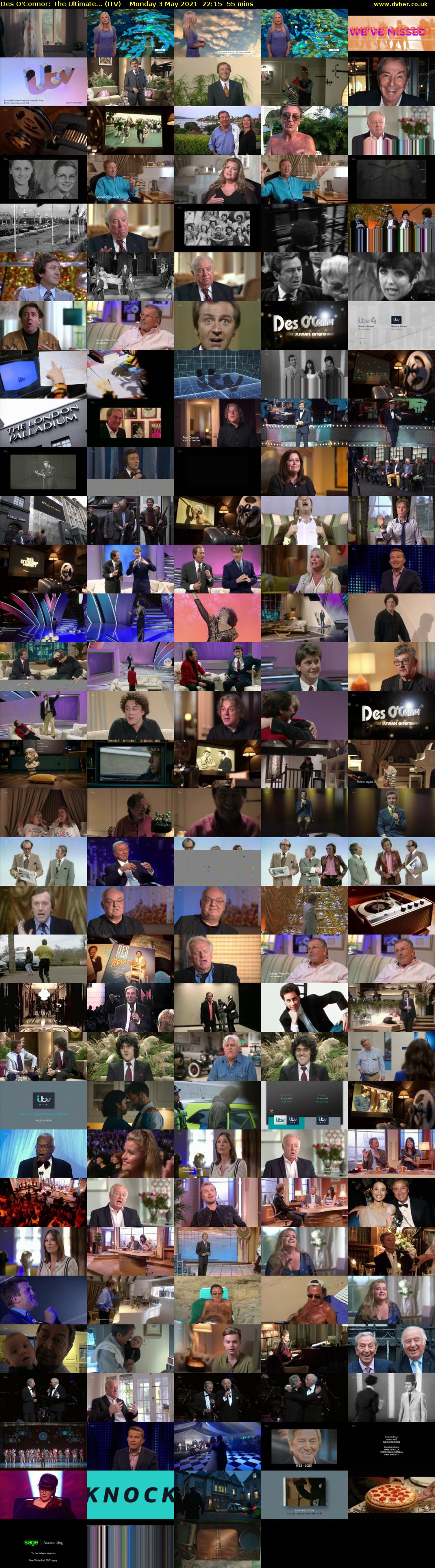 Des O'Connor: The Ultimate... (ITV) Monday 3 May 2021 22:15 - 23:10