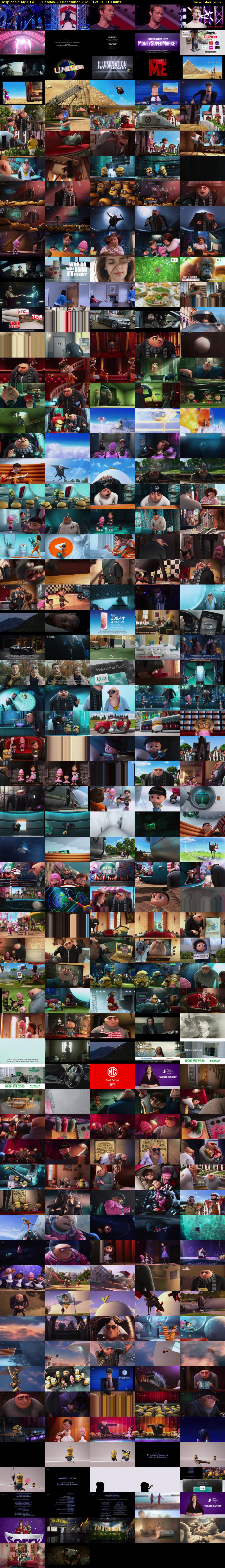 Despicable Me (ITV) Tuesday 28 December 2021 12:30 - 14:20
