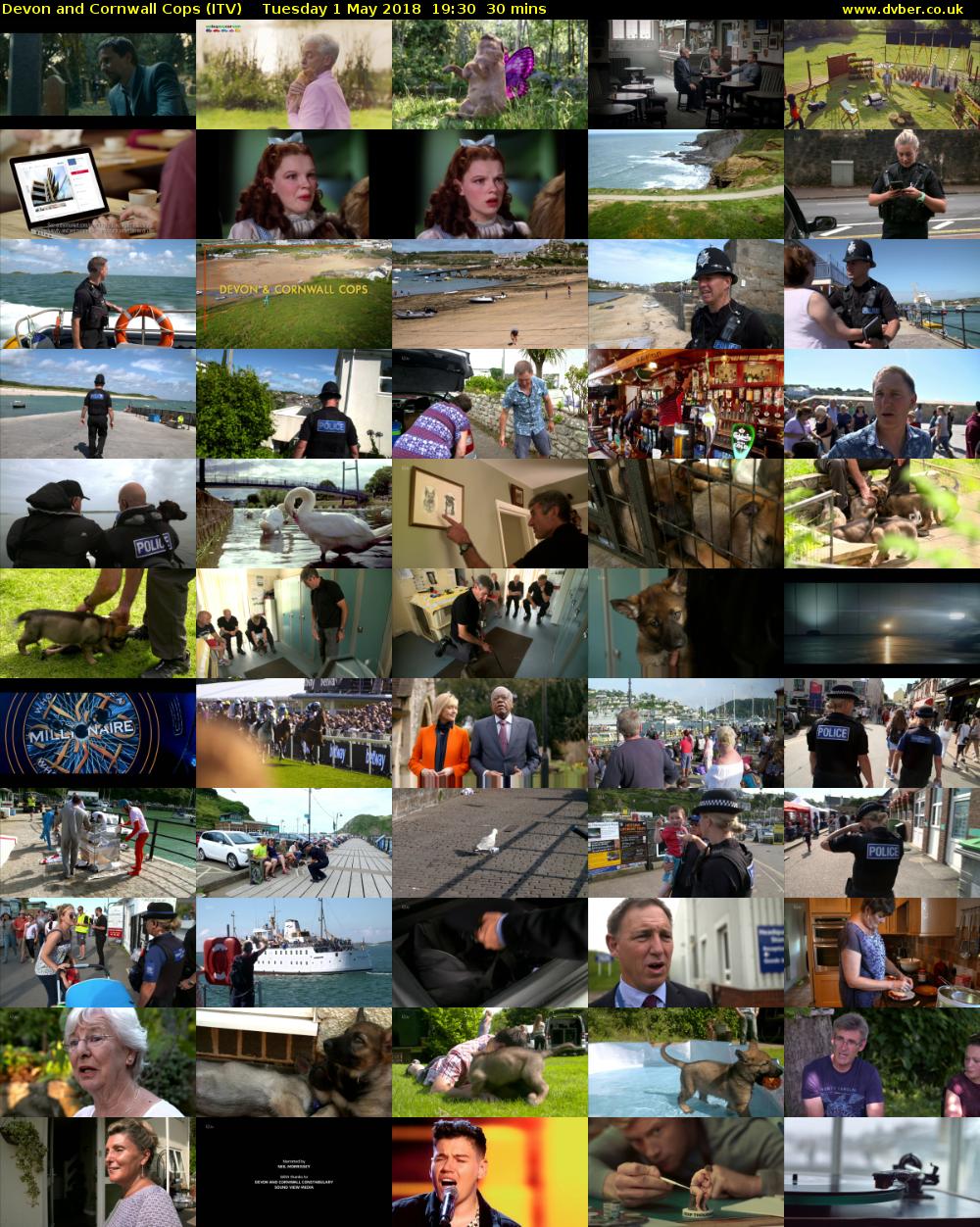Devon and Cornwall Cops (ITV) Tuesday 1 May 2018 19:30 - 20:00