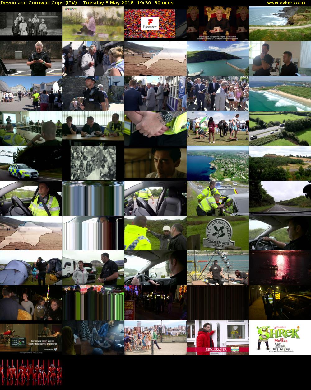 Devon and Cornwall Cops (ITV) Tuesday 8 May 2018 19:30 - 20:00
