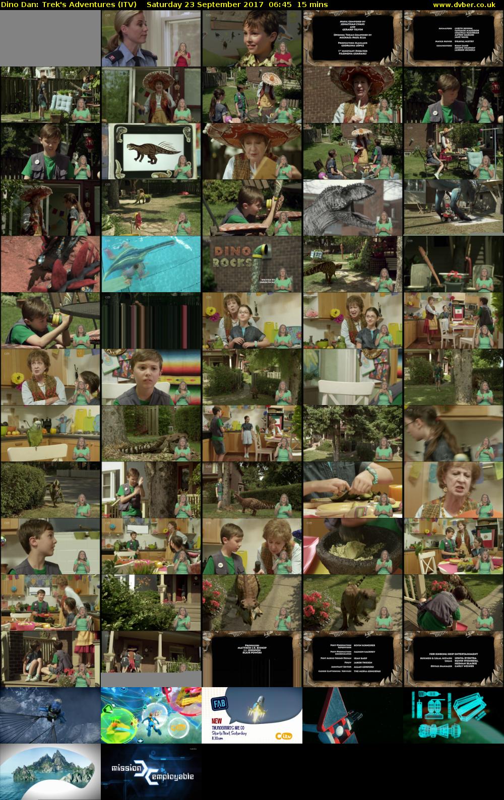 Dino Dan: Trek's Adventures (ITV) Saturday 23 September 2017 06:45 - 07:00