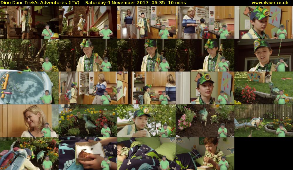 Dino Dan: Trek's Adventures (ITV) Saturday 4 November 2017 06:35 - 06:45